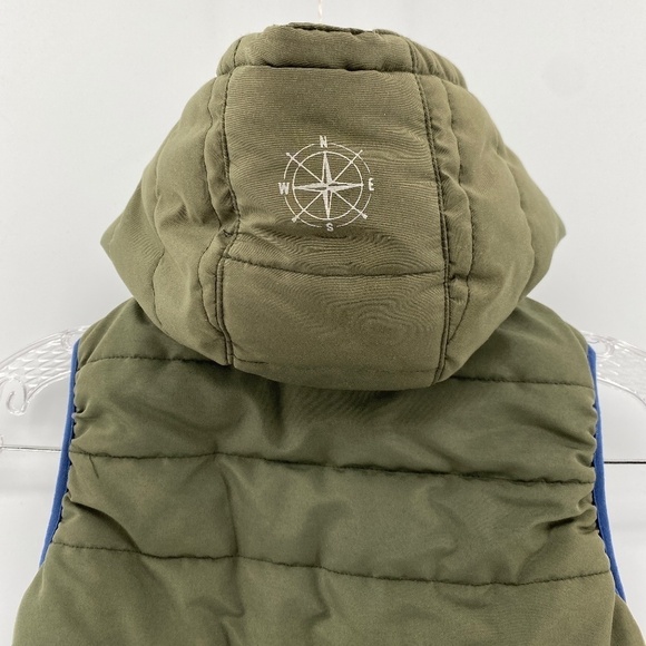 🎁5/$25 LIEF Fashion Vest Boys Size 7 My Super jacket Insulated Removable Hood - Picture 7 of 13